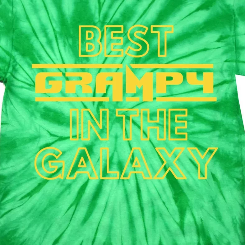 Best Grampy In The Galaxy Cute Family Gift Idea For Dad Tie-Dye T-Shirt