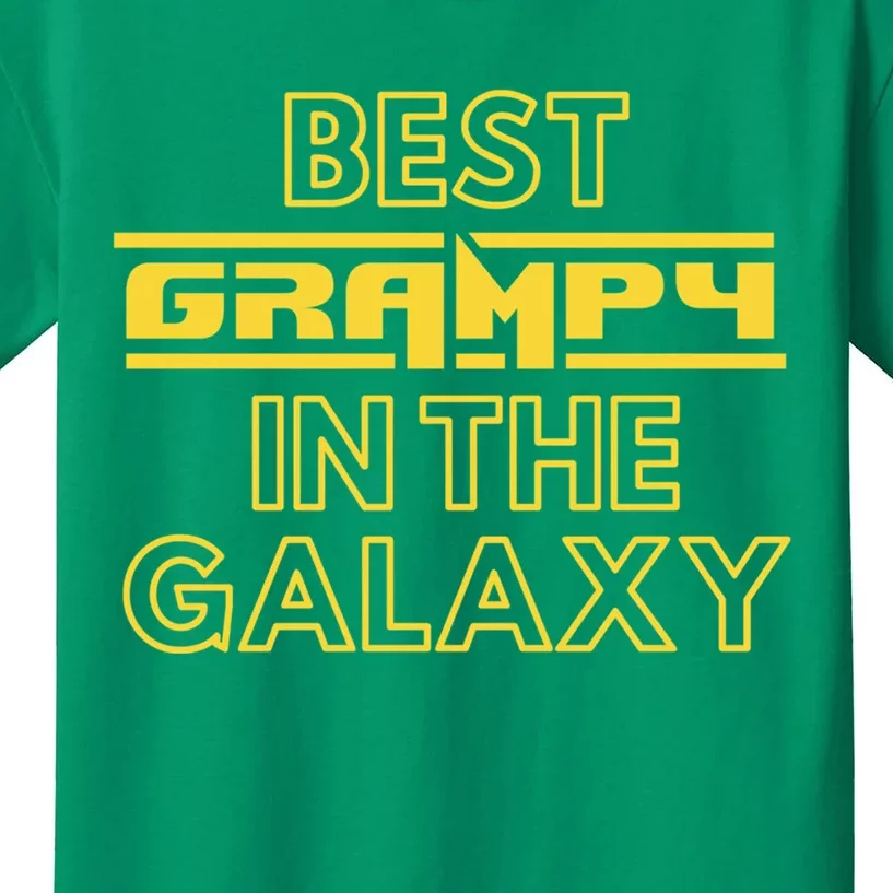 Best Grampy In The Galaxy Cute Family Gift Idea For Dad Kids T-Shirt