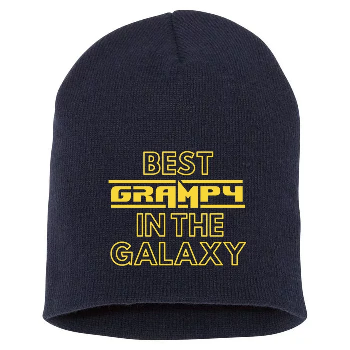 Best Grampy In The Galaxy Cute Family Gift Idea For Dad Short Acrylic Beanie