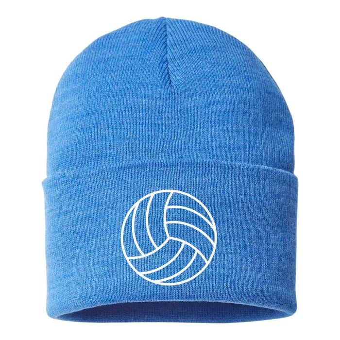 Ball Gift Idea Volleyball Player Athlete Volleyball Cute Gift Sustainable Knit Beanie