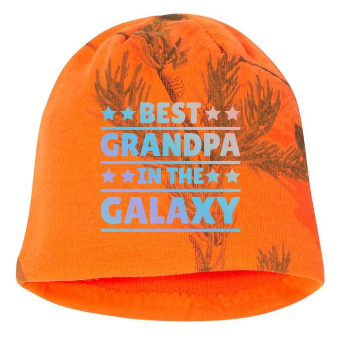 Best Grandpa In The Galaxy Cool Gift Kati - Camo Knit Beanie