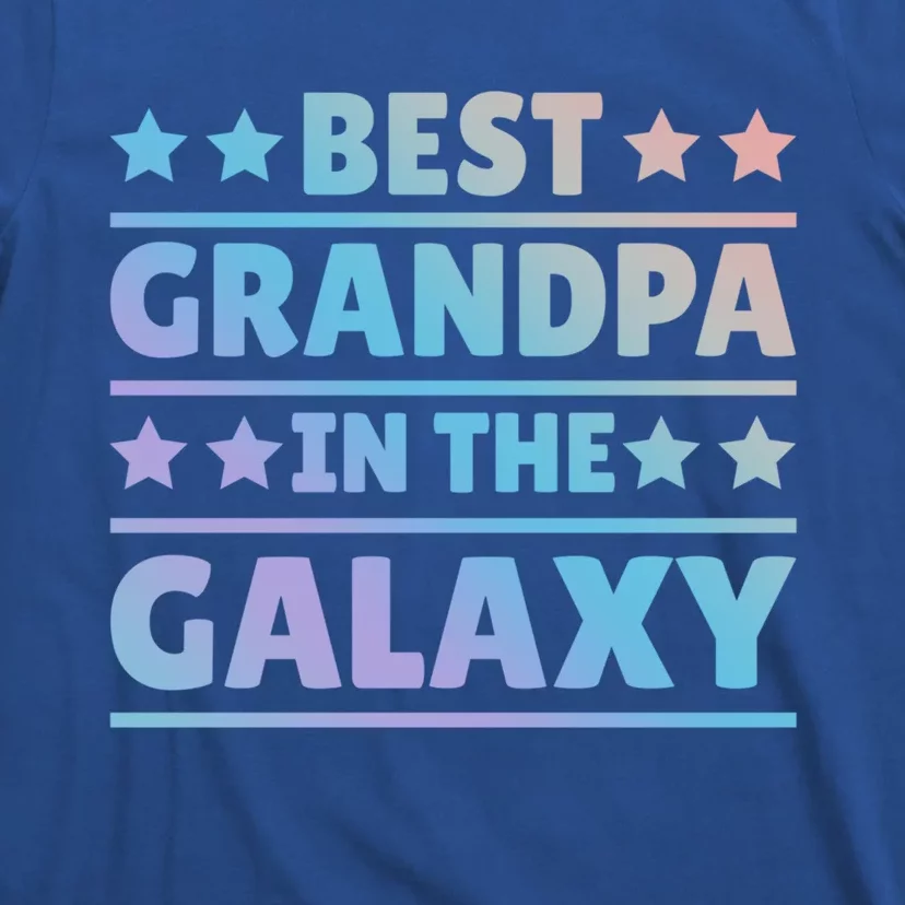 Best Grandpa In The Galaxy Cool Gift T-Shirt