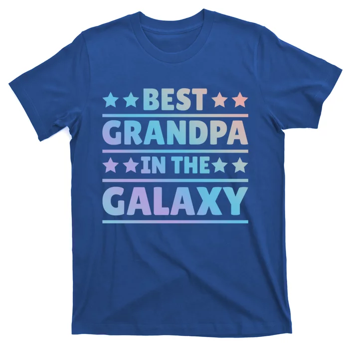 Best Grandpa In The Galaxy Cool Gift T-Shirt