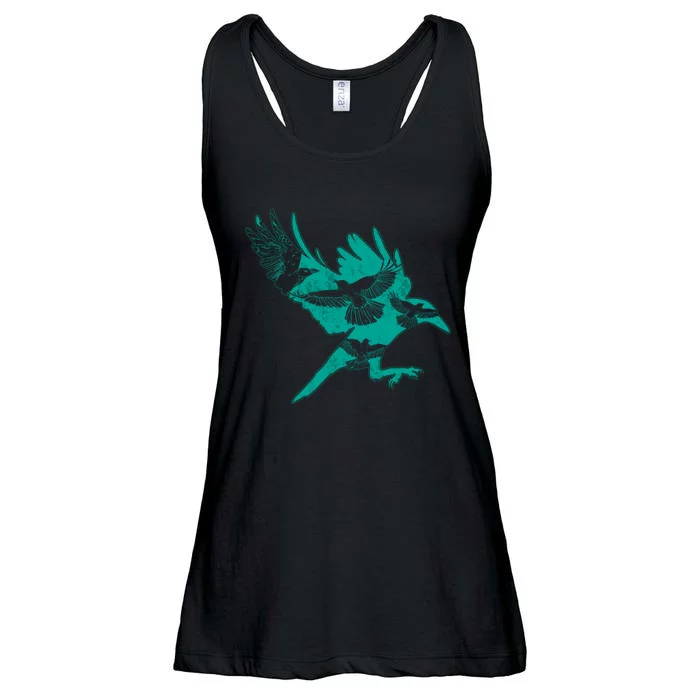 Bird Gift Idea Raven Crow Ladies Essential Flowy Tank