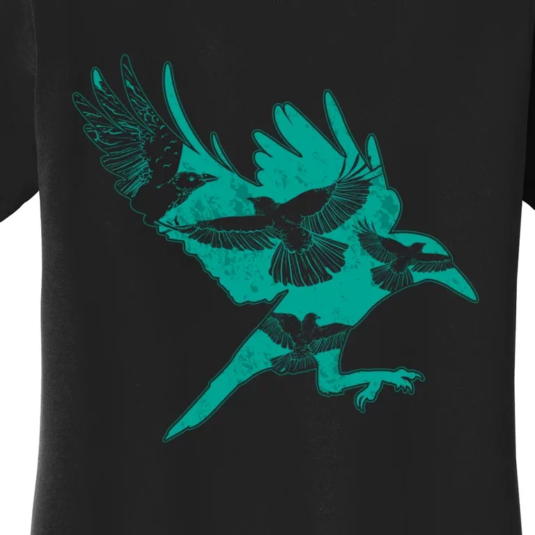 Bird Gift Idea Raven Crow Women's T-Shirt