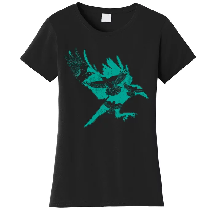 Bird Gift Idea Raven Crow Women's T-Shirt