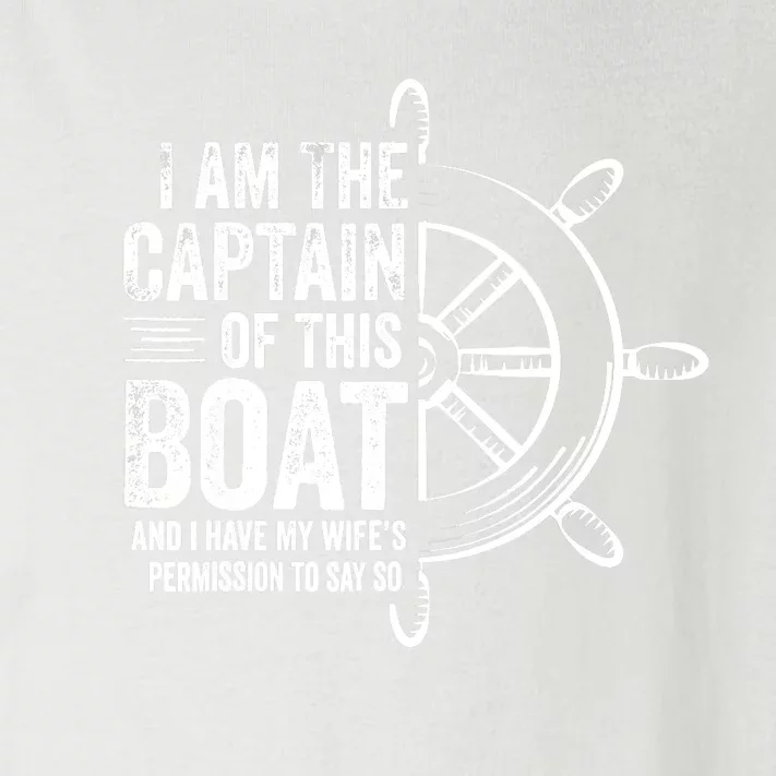 Boating Gifts I Am The Captain Of This Boat Sailing Skipper Toddler Long Sleeve Shirt