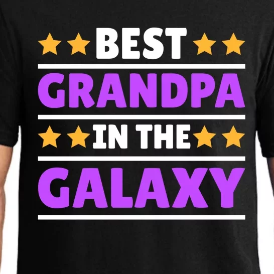 Best Grandpa In The Galaxy Gift Pajama Set