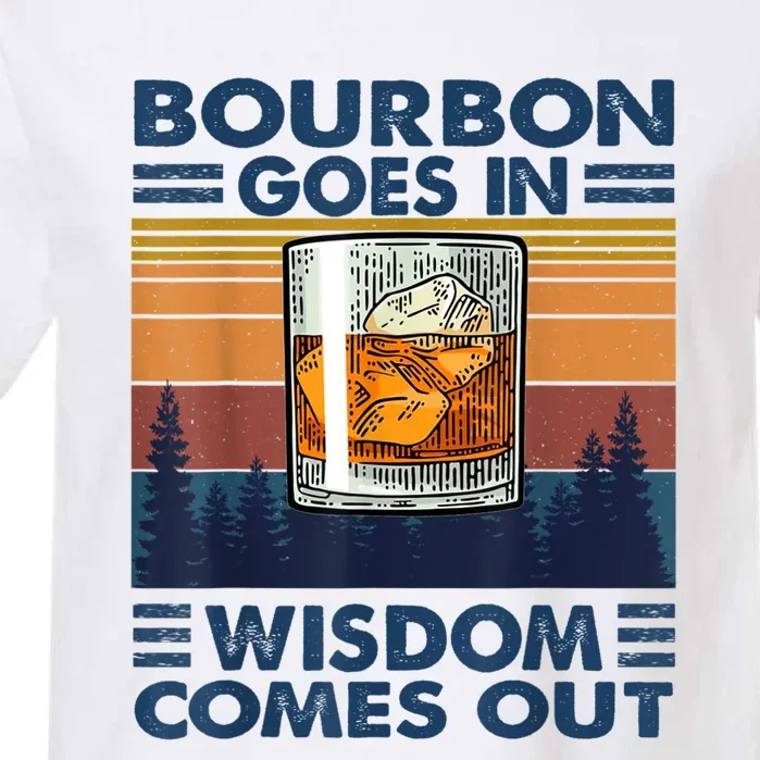 Bourbon Goes In Wisdom Comes Out Bourbon Drinking Lover Gift Garment-Dyed Heavyweight T-Shirt