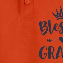 Blessed Granny Idea From Grand Mothers Day Granny Gift Dry Zone Grid Performance Polo