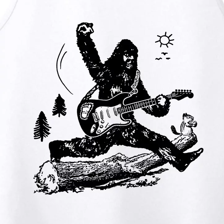 Bigfoot Guitar Jump Performance Tank