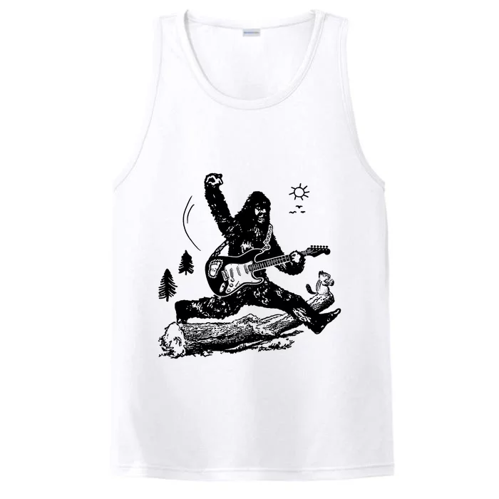 Bigfoot Guitar Jump Performance Tank