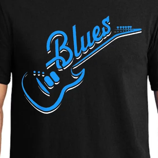 Blues Guitar Jazz Music Guitarist Blues Pajama Set