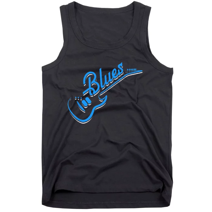 Blues Guitar Jazz Music Guitarist Blues Tank Top