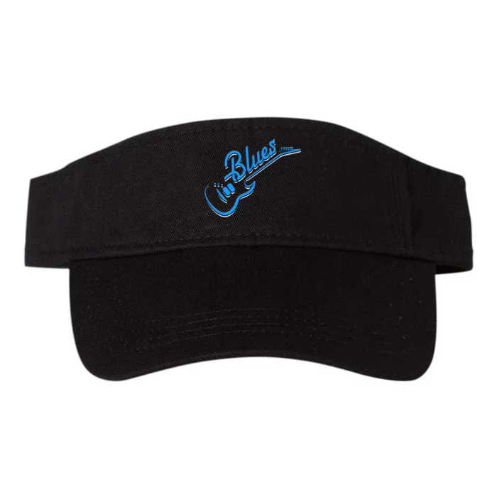 Blues Guitar Jazz Music Guitarist Blues Valucap Bio-Washed Visor