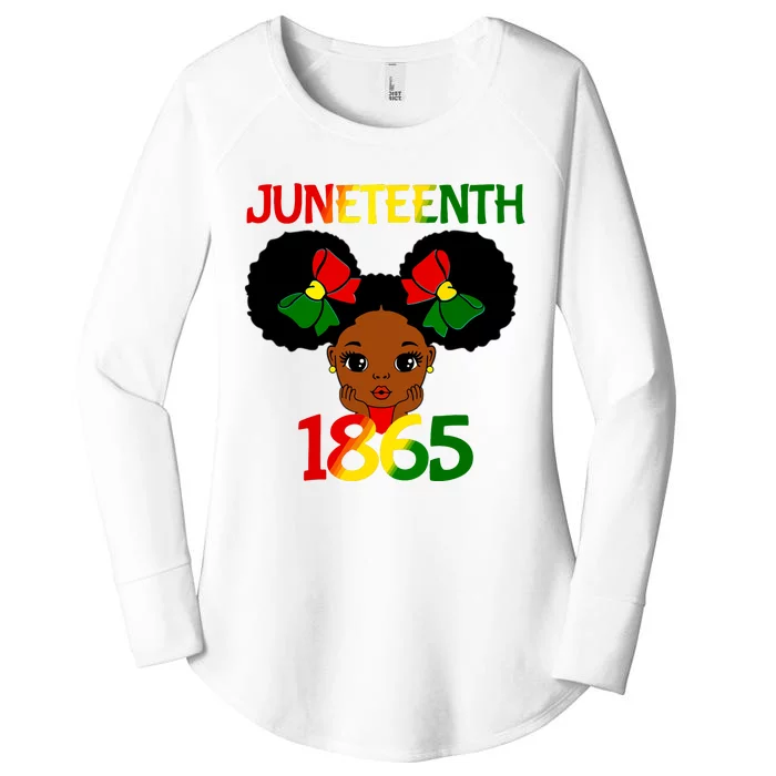 Black Girl Juneteenth 1865 Celebration Women's Perfect Tri Tunic Long Sleeve Shirt