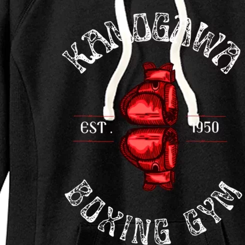 Boxing Gift Kbg(Kamogawa) Boxing Gym Est 1950 Great Gift Women's Fleece Hoodie