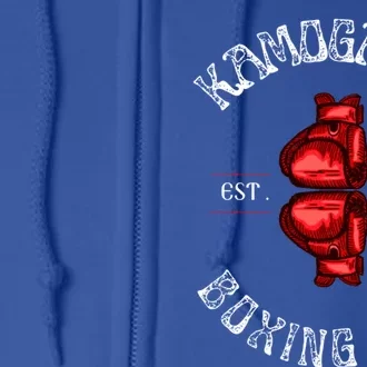 Boxing Gift Kbg(Kamogawa) Boxing Gym Est 1950 Great Gift Full Zip Hoodie