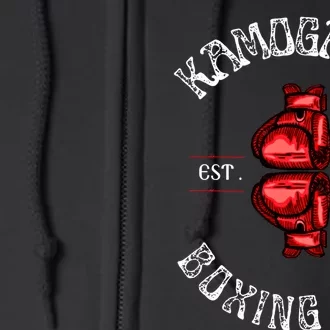 Boxing Gift Kbg(Kamogawa) Boxing Gym Est 1950 Cool Gift Full Zip Hoodie