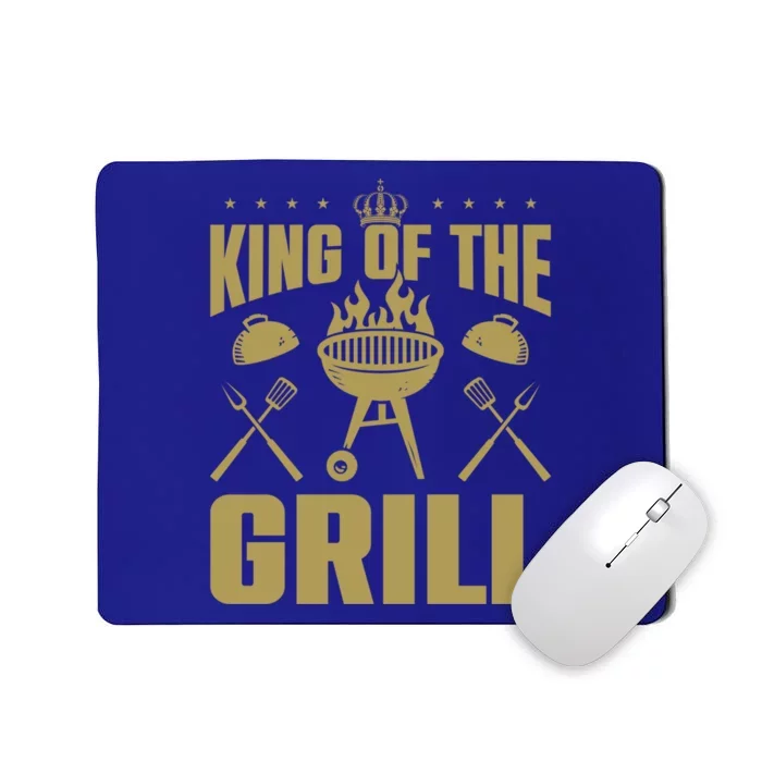 Bbq Grilling King Of The Grill Funny Barbecue Gift Mousepad