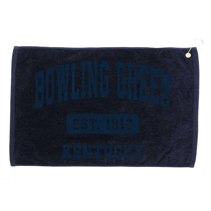 Bowling Green Kentucky Ky Vintage Athletic Sports Design Cute Gift Grommeted Golf Towel