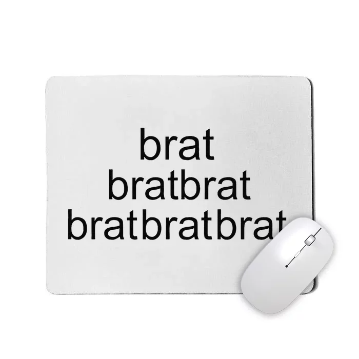 Brat Green Kamala Meme Gen Z Xmas Holiday Tree Trend Gift Mousepad