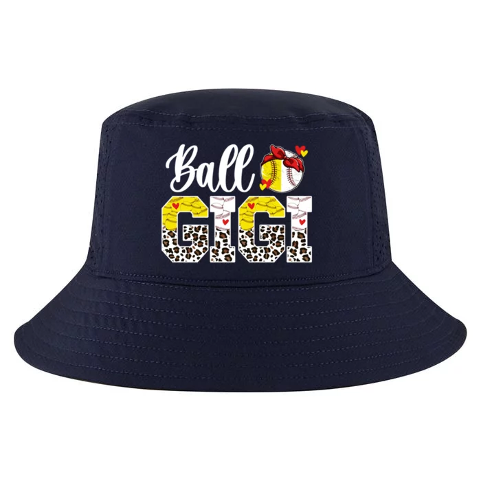 Ball Gigi Leopard Baseball Softball Gigi Grandma Great Gift Cool Comfort Performance Bucket Hat