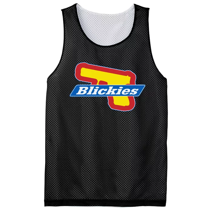 Blickies Gun Limited Mesh Reversible Basketball Jersey Tank