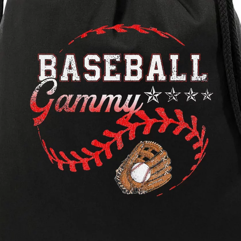 Baseball Gammy Love Playing Baseball Funny Drawstring Bag