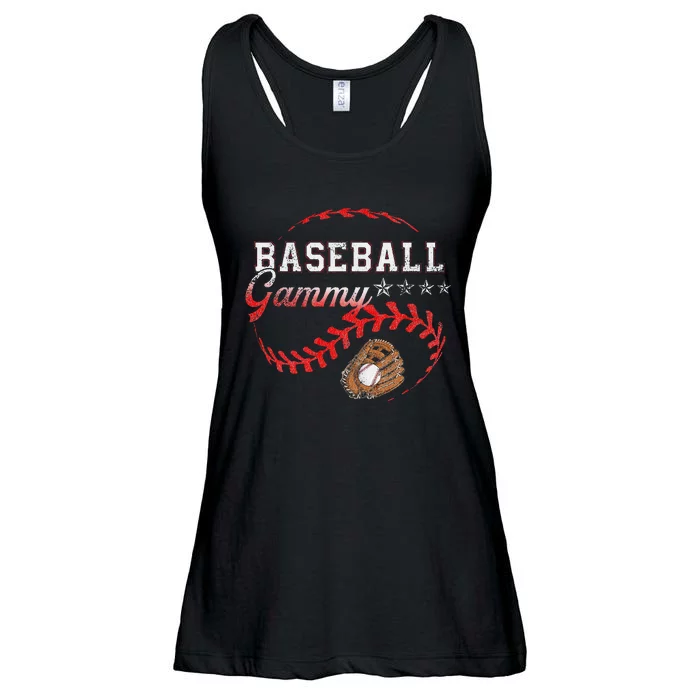 Baseball Gammy Love Playing Baseball Funny Ladies Essential Flowy Tank