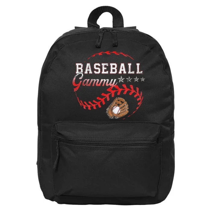 Baseball Gammy Love Playing Baseball Funny 16 in Basic Backpack