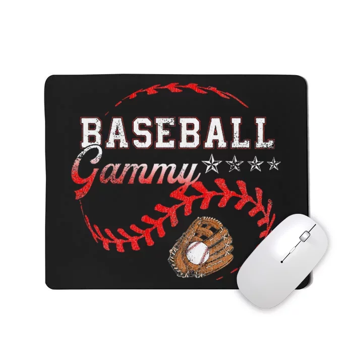 Baseball Gammy Love Playing Baseball Funny Mousepad