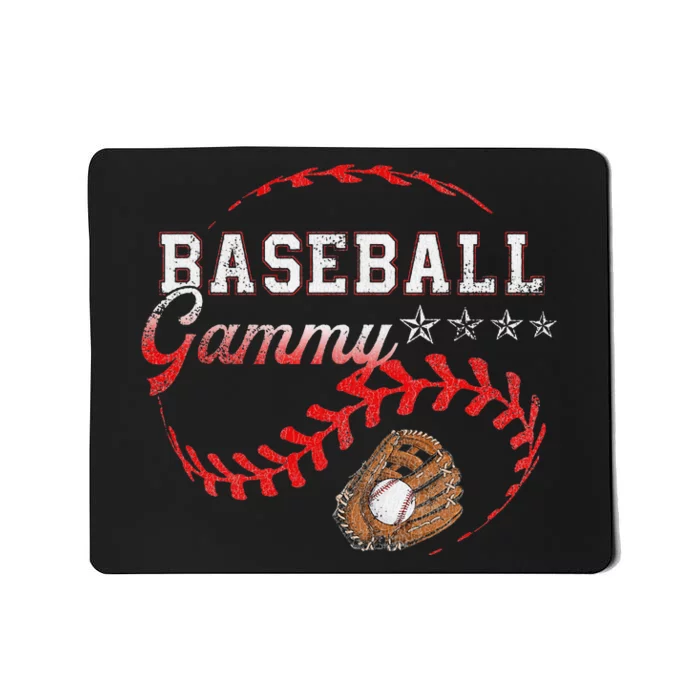 Baseball Gammy Love Playing Baseball Funny Mousepad