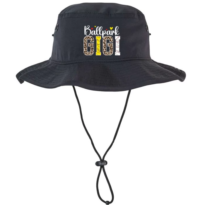 Ballpark Gigi Leopard Baseball Softball Gigi Grandma Gift Legacy Cool Fit Booney Bucket Hat