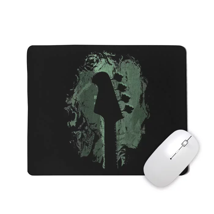 Bass Guitar Lover Art Guitarist Bass Players Vintage Guitar Mousepad