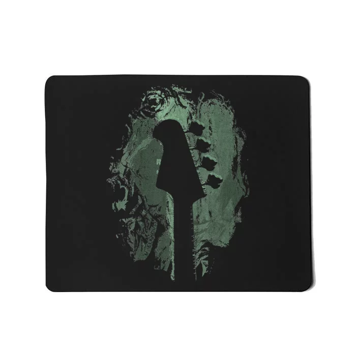 Bass Guitar Lover Art Guitarist Bass Players Vintage Guitar Mousepad