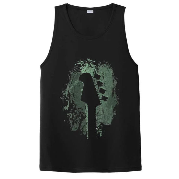 Bass Guitar Lover Art Guitarist Bass Players Vintage Guitar Performance Tank