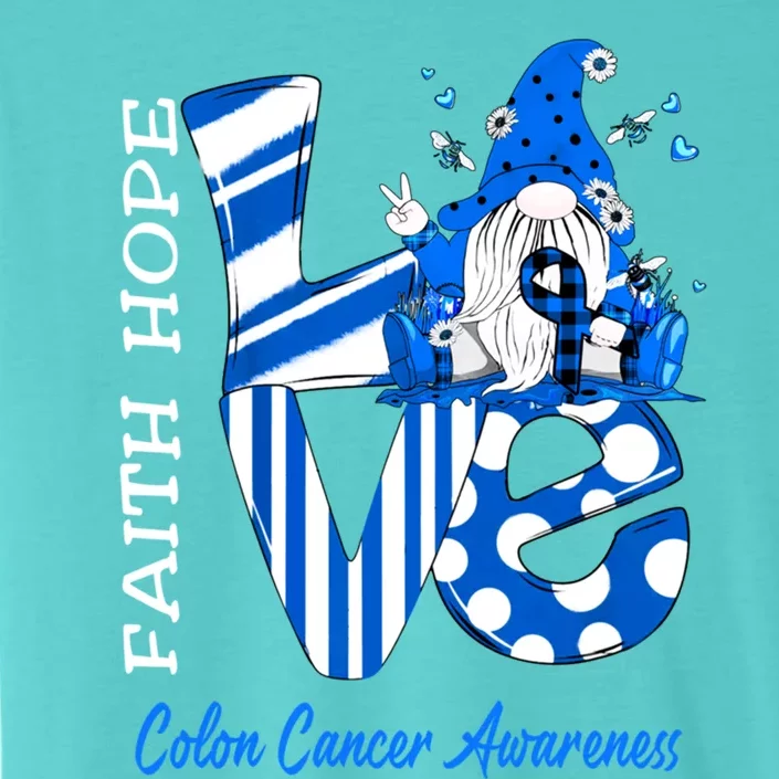 Bee Gnome Love Colon Cancer Awareness Cool Gift ChromaSoft Performance T-Shirt