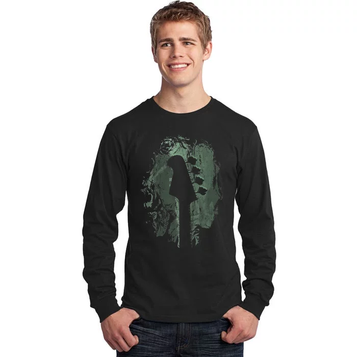 Bass Guitar Lover Art Guitarist Bass Players Vintage Guitar Tall Long Sleeve T-Shirt