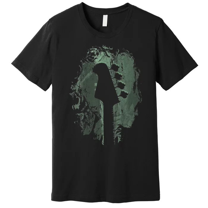 Bass Guitar Lover Art Guitarist Bass Players Vintage Guitar Premium T-Shirt