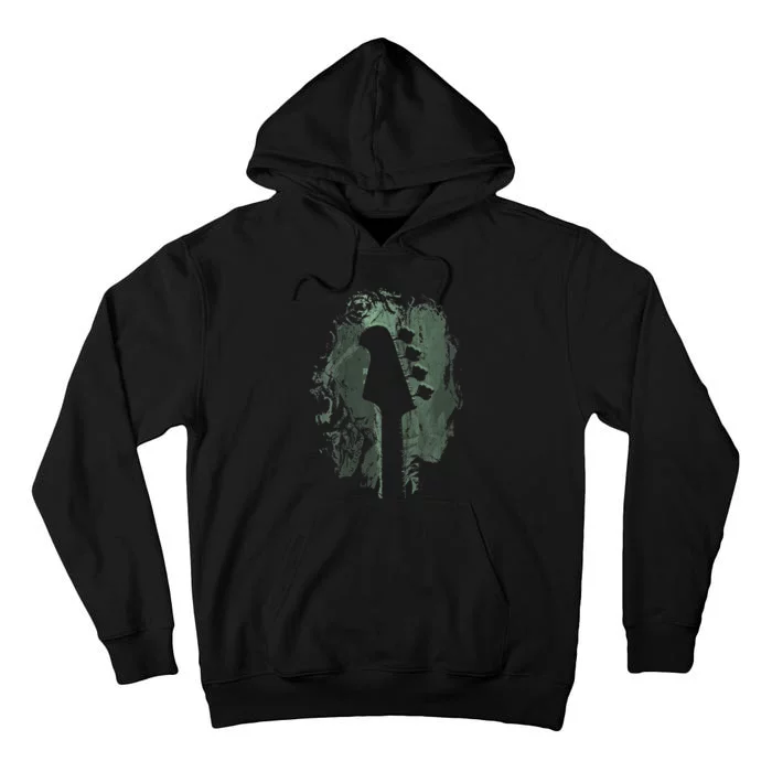 Bass Guitar Lover Art Guitarist Bass Players Vintage Guitar Tall Hoodie