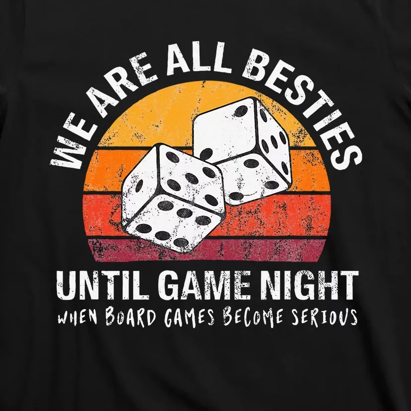 Board Games Lucky Game Night Tabletop Boardgamers Meeple T-Shirt