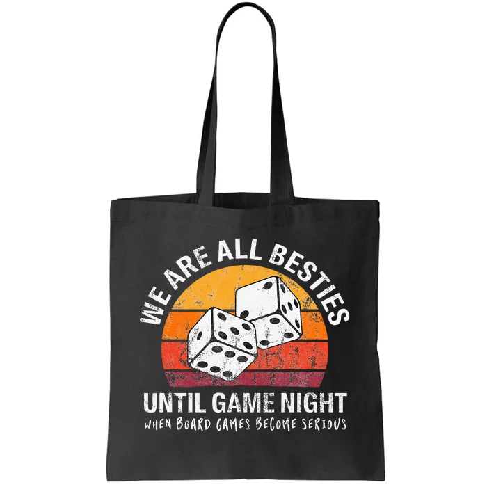 Board Games Lucky Game Night Tabletop Boardgamers Meeple Tote Bag