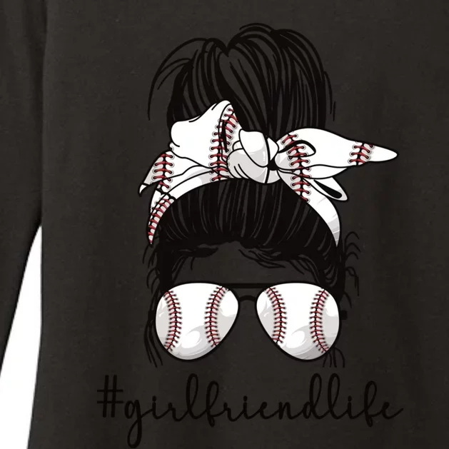 Baseball Girlfriend Life Baseball Player Girlfriend Gift Womens CVC Long Sleeve Shirt