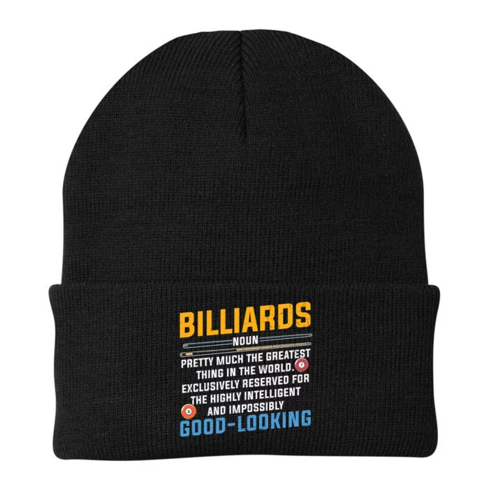 Billiards Good Looking Billiards Dad Gift For Father’s Day Knit Cap Winter Beanie