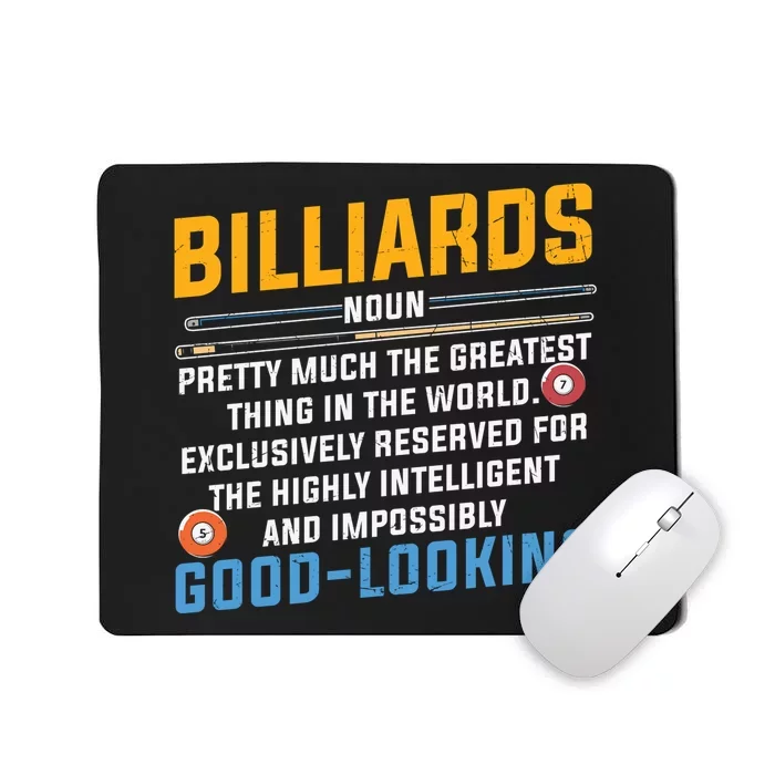 Billiards Good Looking Billiards Dad Gift For Father’s Day Mousepad