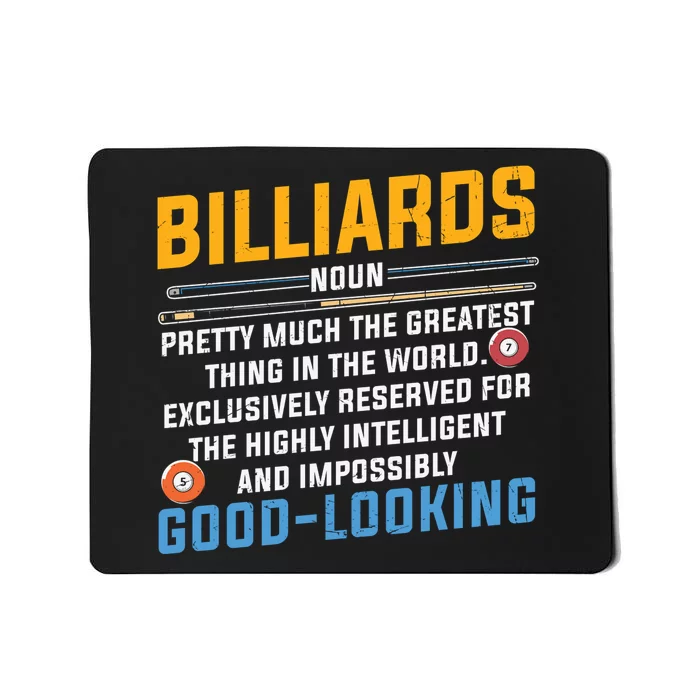 Billiards Good Looking Billiards Dad Gift For Father’s Day Mousepad