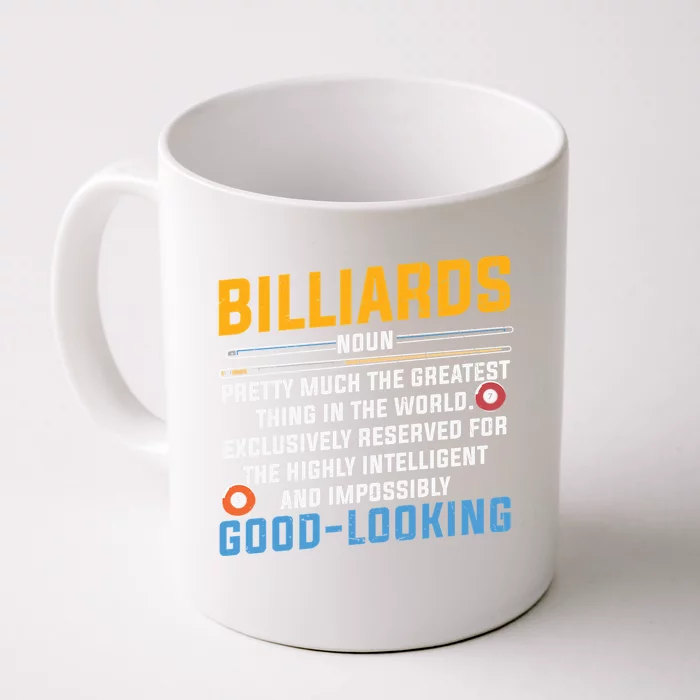 Billiards Good Looking Billiards Dad Gift For Father’s Day Front & Back Coffee Mug