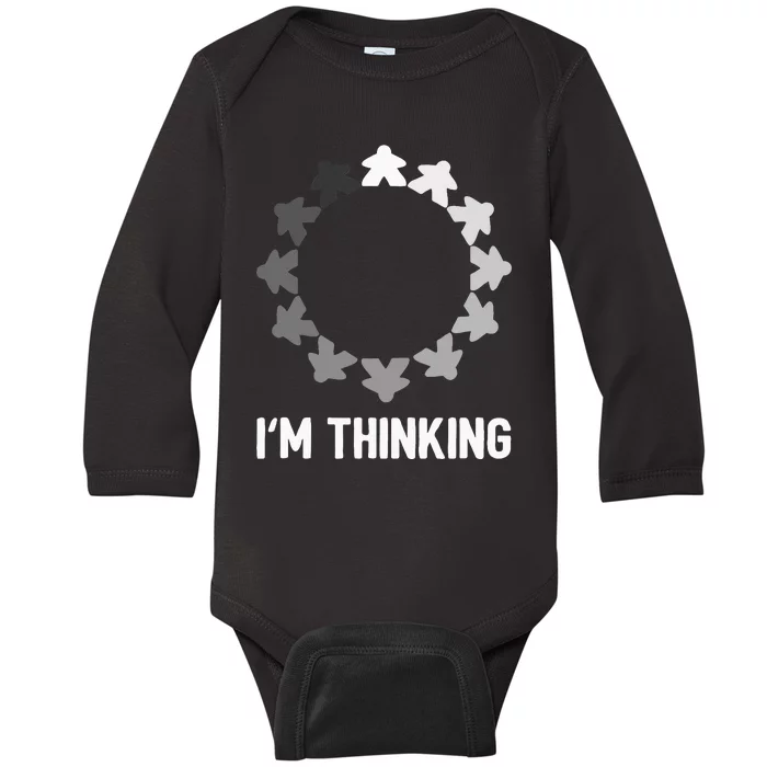 Board Games Lucky Game Night Tabletop Boardgamers Meeple Baby Long Sleeve Bodysuit