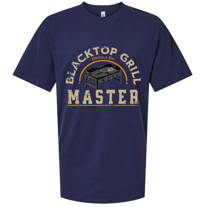 Blacktop Grill Master Griddle Bbq Stone Chef Sueded Cloud Jersey T-Shirt